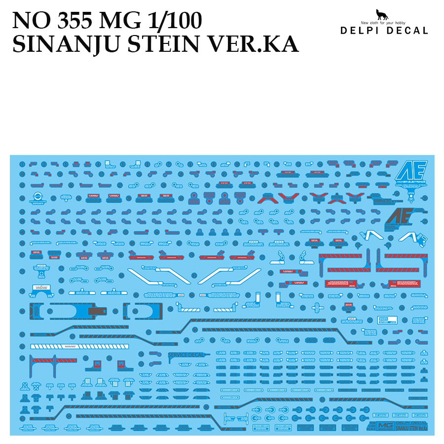ดีคอลน้ำ [DELPI] 355 MG SINANJU STEIN VER.KA 1/100 [WATER DECAL]