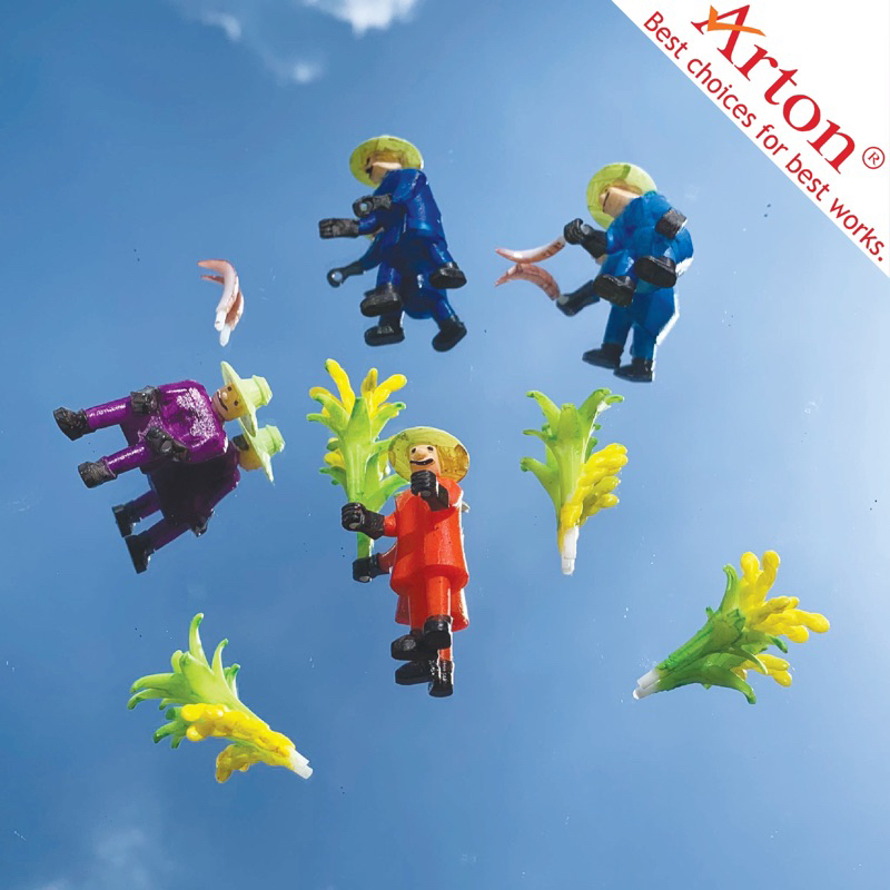 โมเดลชาวนาชาวไร่ + ต้นข้าว Arton