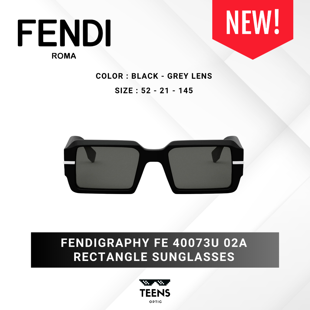 *มีใบรับประกัน* แว่นกันแดด Fendi รุ่น FENDIGRAPHY FE 40073U แว่นปราด้า แว่นแบรนด์เนม ของแท้ 100%