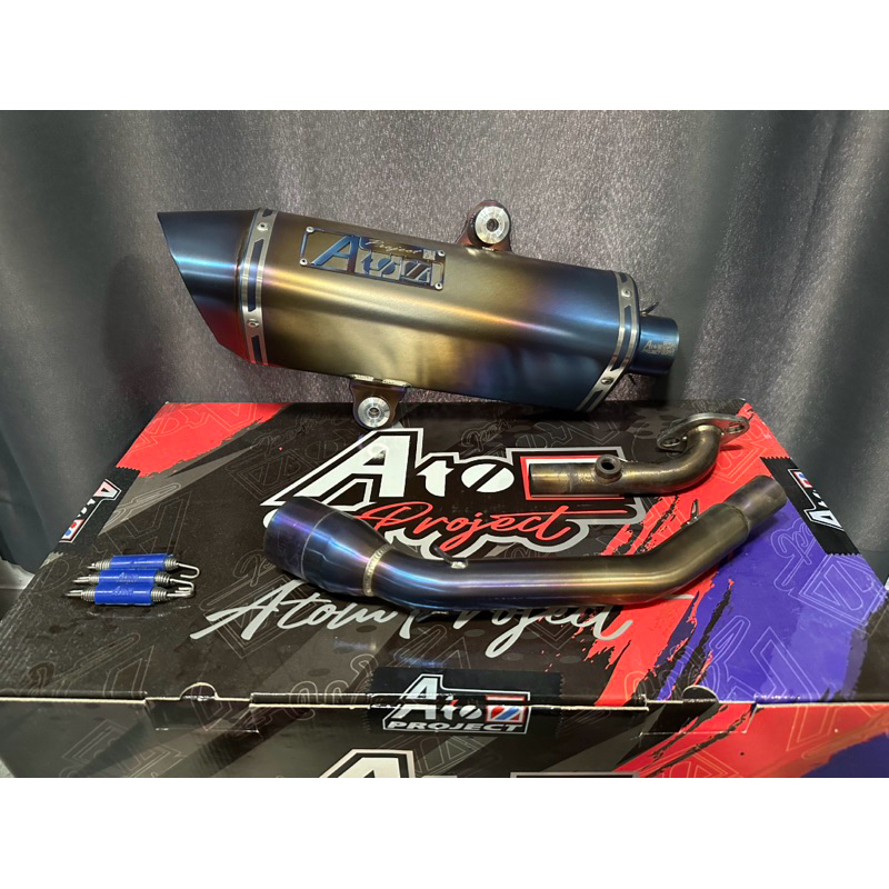 ท่อ Atom Project Pcx160 ตรงรุ่น ใหม่มากๆปลายท่อไม่มีตำหนิ