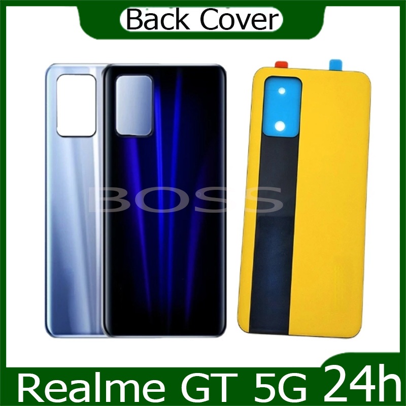 ฝาหลัง OPPO Realme GT 5G RMX2202 กระจกหลัง Battery Back Cover for Realme GT 5G RMX2202 ฝาหลังพร้อมกระจกเลนส์กล้อง