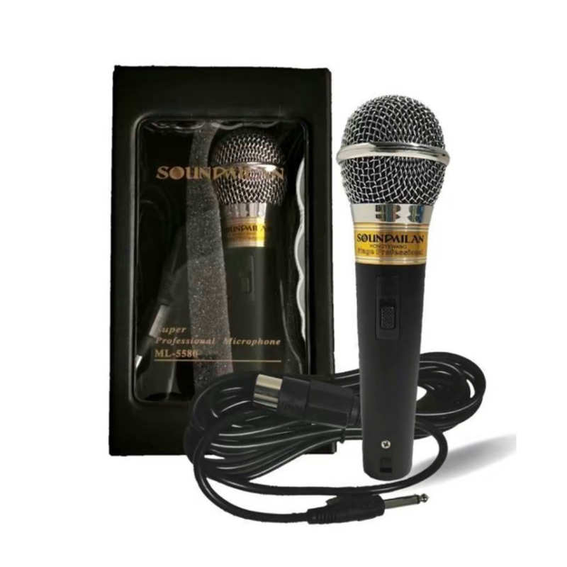 SOUNDMILAN Microphone ไมค์โครโฟน ไมค์พูด ไมค์ร้องเพลง รุ่น ML5580