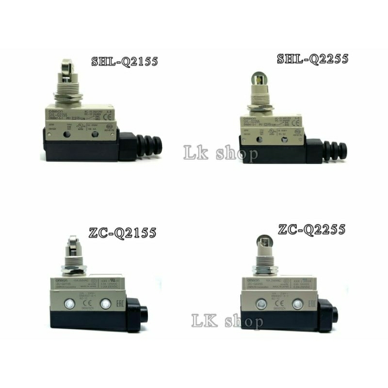 ￼Omron Limit Switch  รุ่น  SHL-Q2155, SHL-Q2255, ZC-Q2155,  ZC-Q2255 ลิมิตสวิตช์ สินค้าพร้อมส่ง ออกบ