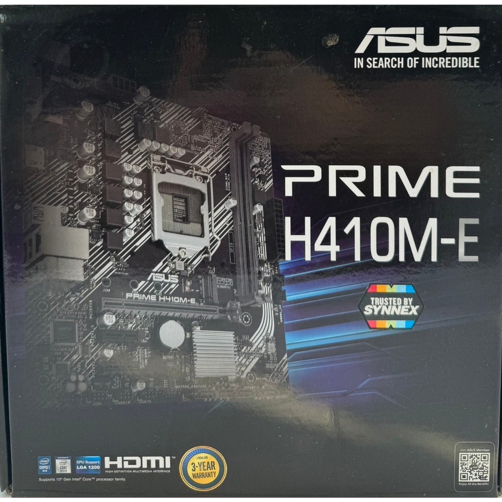 MAINBOARD (เมนบอร์ด) 1200 ASUS PRIME H410M-E มือสอง