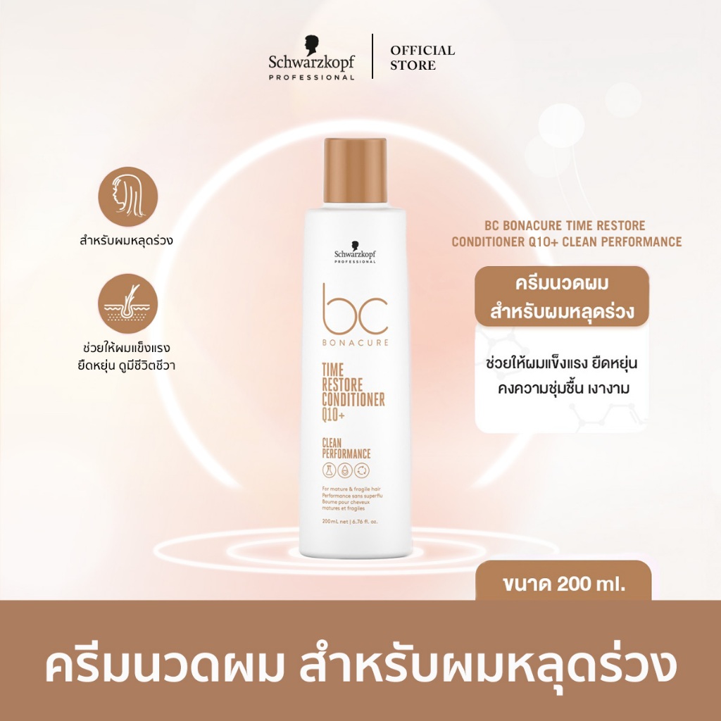 BC Bonacure Time Restore Conditioner Q10+ Clean Performance