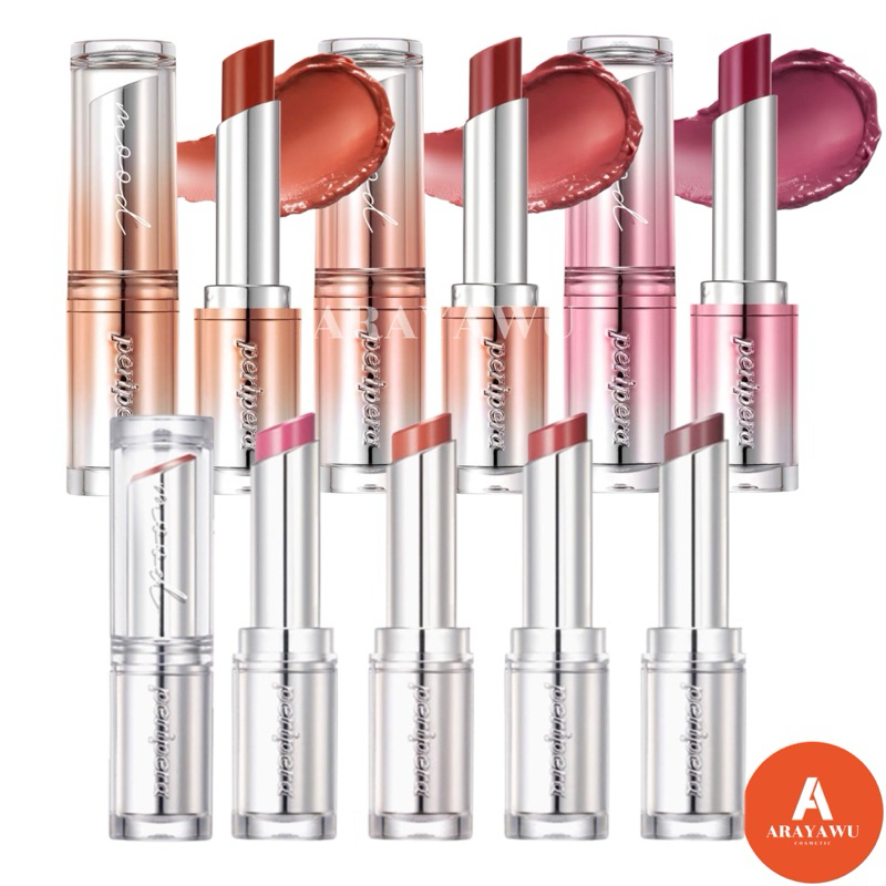 ( แท้/พร้อมส่ง7สี) Peripera INK MOOD GLOWY BALM