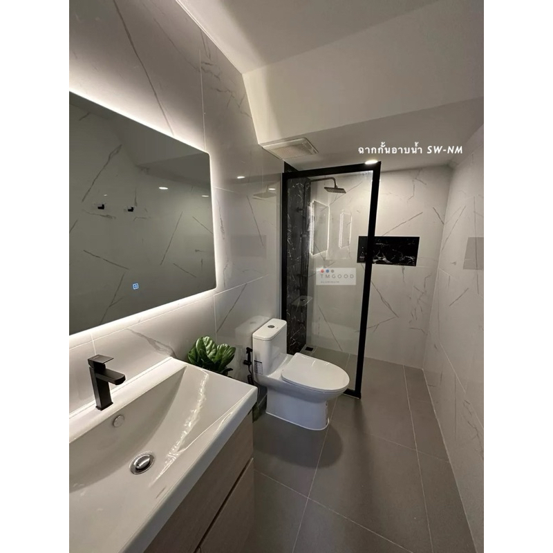 ฉากกั้นอาบน้ำ (Shower Enclosures) รุ่นSW-NM มีให้เลือกหลายขนาด สินค้าสำเร็จรูปพร้อมนำไปติดตั้ง จัดส่งฟรี