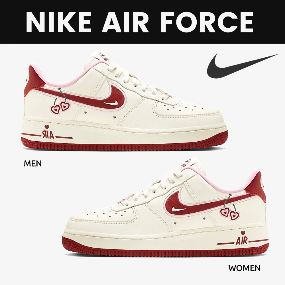ของแท้ 100% Nike Air Force 1 Low 07 LX "Valentine's Day" FD4616-161 Sneakers