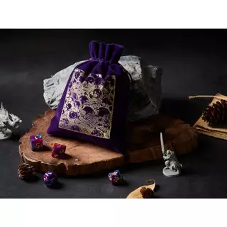 Velvet Dice Bag | ถุงผ้ากำมะหยี่สำหรับ บอร์ดเกมส์ | Dungeons and Dragons Dice | DnD Dice Set | D&D Dice
