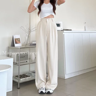 Mapayyaxstore : Lily pants ผ้าพริ้วมีน้ำหนัก ขากระบอกใหญ่ทรงสวยมาก (ล็อตใหม่เป็นตะขอนะคะ)
