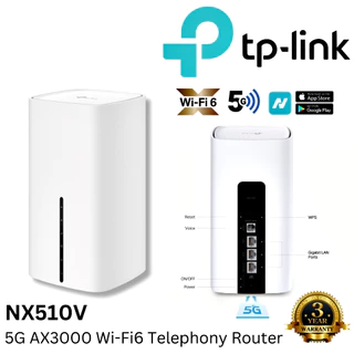 ⚡️เร้าเตอร์ใส่ซิม 5G⚡️ TP-LINK (NX510V NX200) AX3000 Wi-Fi 6 Router เพียงใส่ SIM card ก็เพลิดเพลินกับเครือข่าย 3y.