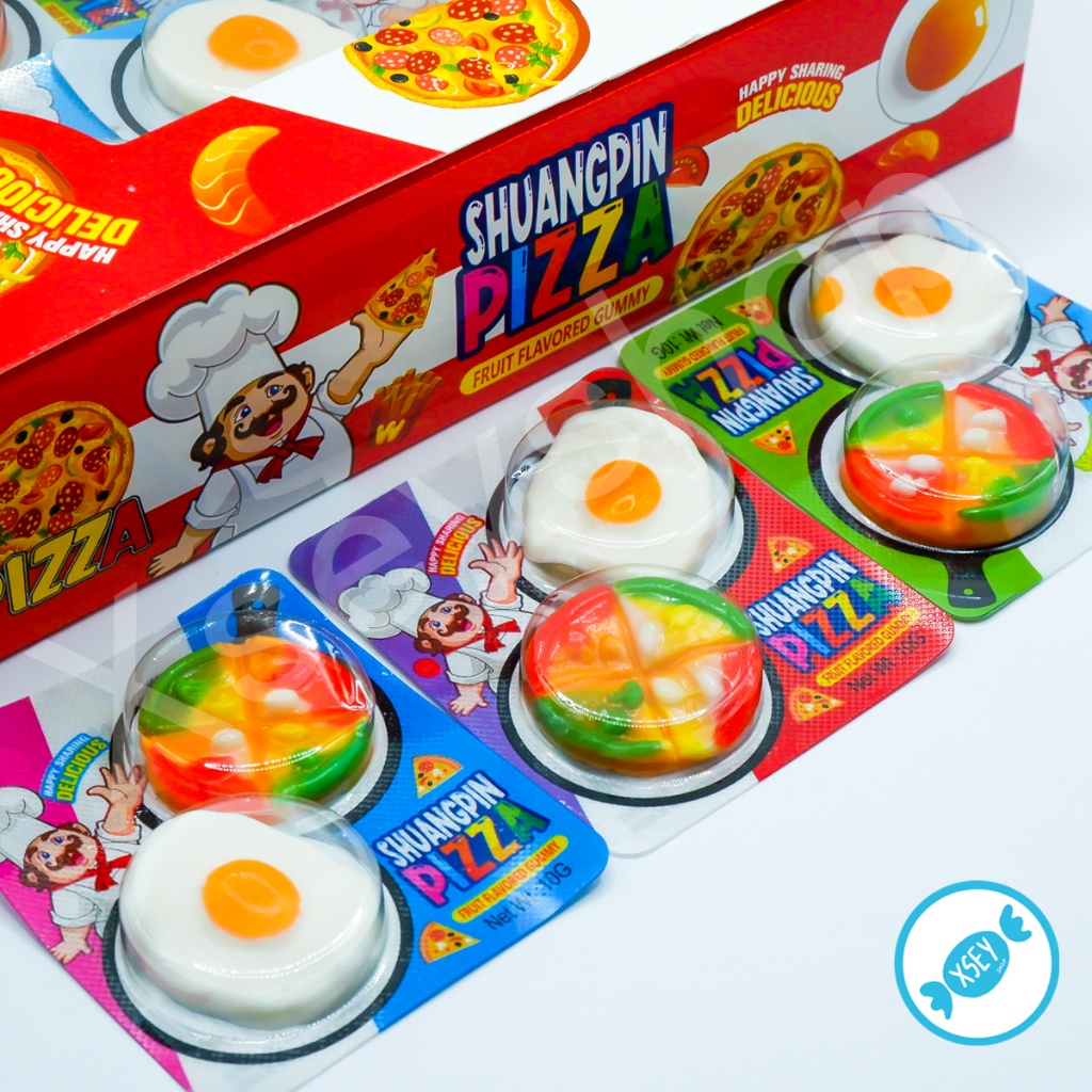 เยลลี่พิซซ่าคู่และพิซซ่าไข่ดาว อร่อยๆ ราคาพิเศษ 1 กล่องมี 30 ชิ้น ราคา ถูกที่สุด ดีลบีเคเค แกลเลอรีภาพที่ 2