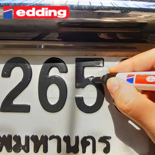 edding 8750 ปากกาเพ้นท์อุตสาหกรรม เขียนอะไหล่ ชิ้นเหล็กเปื้อนคราบน้ำมัน พื้นผิวที่มีฝุ่น ปากกาเพ้นท์ Made in Japan