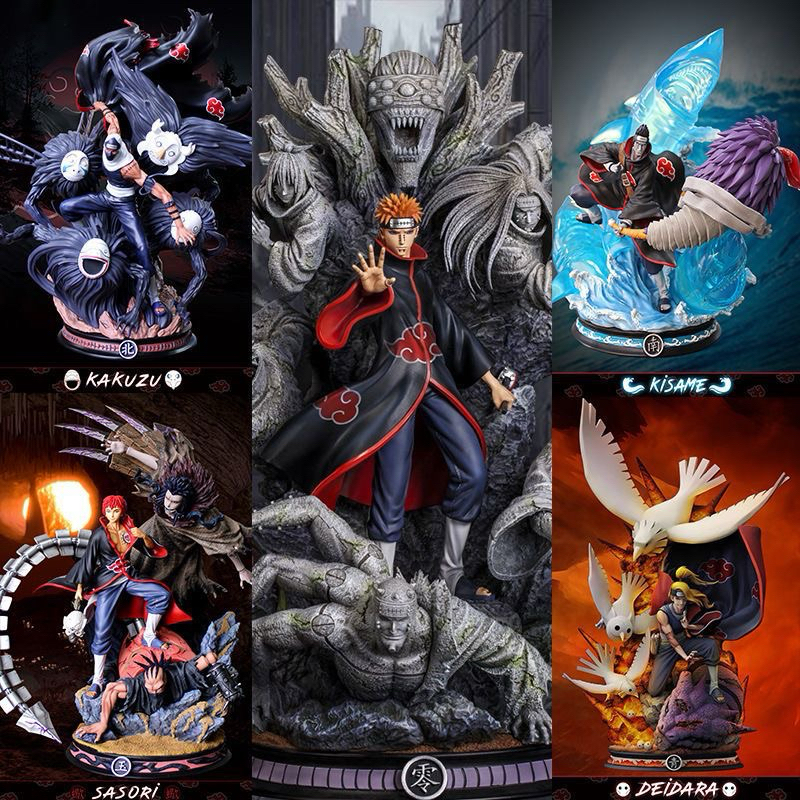 model โมเดลนารูโตะ โมเดลแสงอุษา ครบเซ็ต การ์ตูนนารูโตะ (Naruto)