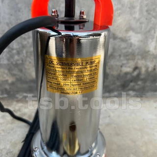 ปั้มแช่ แบตเตอรี่ (DC) 12V / 24V (300 วัตต์/ 400 วัตต์/550 วัตต์) **ขดลวดทองแดงแท้** ไดโว่ สูบน้ำ