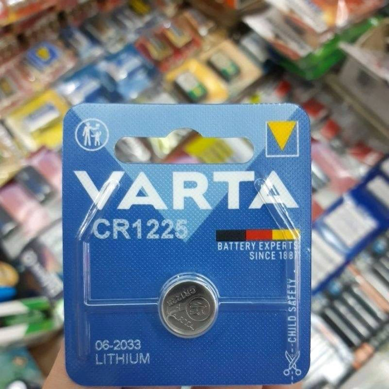 ถ่าน Varta CR1225 Lithium 3V แพคเดี่ยว จำนวน 1ก้อน ของใหม่ ของแท้ แบรนด์เยอรมัน