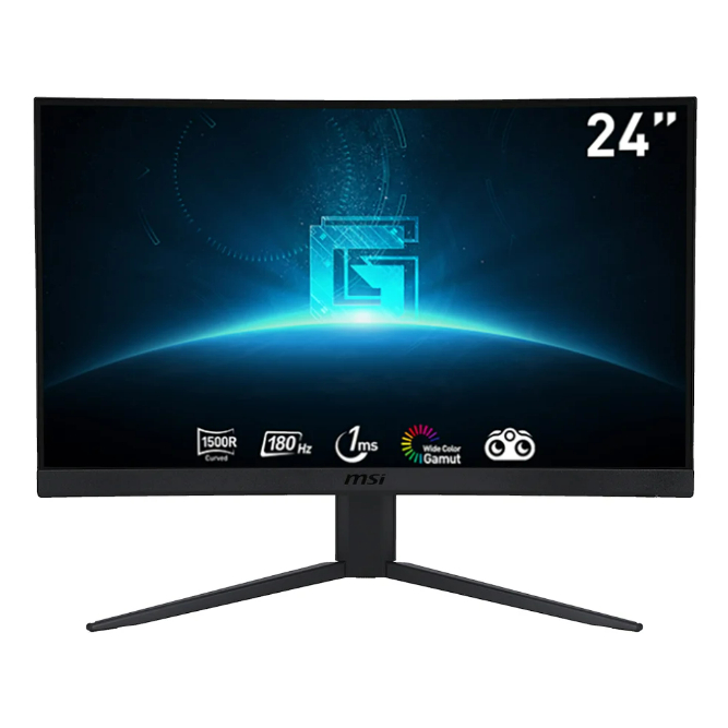 จอมอนิเตอร์ ้เอ็มเอสไอ MONITOR MSI G24C4 E2 - 23.6" VA FHD 180Hz CURVED ADAPTIVE SYNC