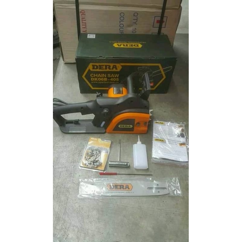 เลื่อยโซ่ไฟฟ้า บาร์11.5นิ้ว dera dk06b 405