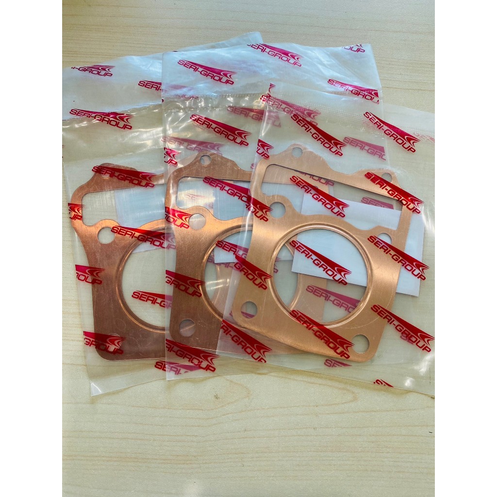 (หนา 0.5 มิล) ปะเก็นฝาสูบทองแดง Wave 125i เวฟ 125i ปลาวาฬ LED (ปี 2012-2022) MSX (54 55 56 57 58 59 60 61 62 63 64 65 66