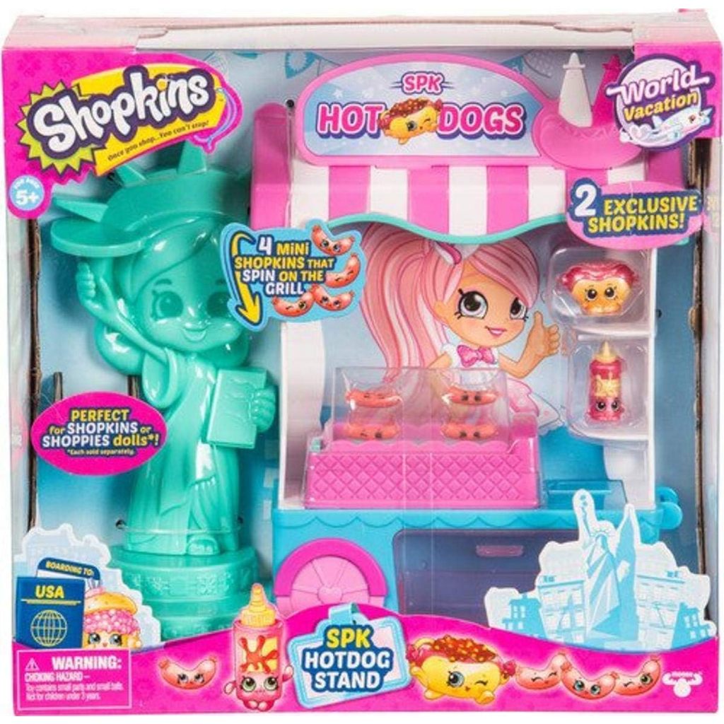 Shopkins World Vacation SPK Hotdog Stand Playset