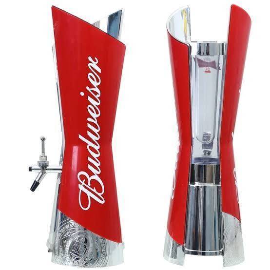 ทาวเวอร์เบียร์ บัดไวเซอร์ Budweiser ขนาด 3ลิตร โทร0628314992ก่อนสั่งซื้อ