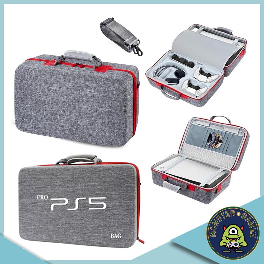 กระเป๋าใส่เครื่อง Playstation 5 ใส่หูฟังได้ (PS5 Travel Carrying Case)(กระเป๋าใส่ Ps5)(กระเป๋าใส่เครื่อง Ps5)