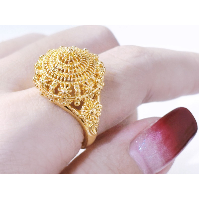 แหวนชุบทอง 24k แหวนปรับขนาดได้