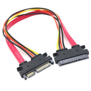 22 Pin Male to Female 7+15 pin SATA Data Power Combo Extensi…