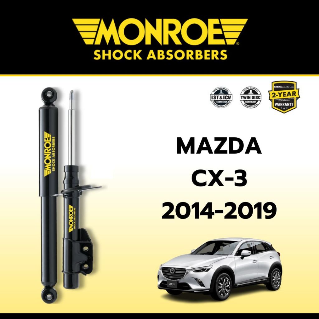 Monroe OESpectrum โช๊คอัพ Mazda CX3  CX-3 มาสด้า ซีเอ็กซ์ 3 ปี 2014-19 โช้คอัพ โช๊คหน้า โช๊คหลัง
