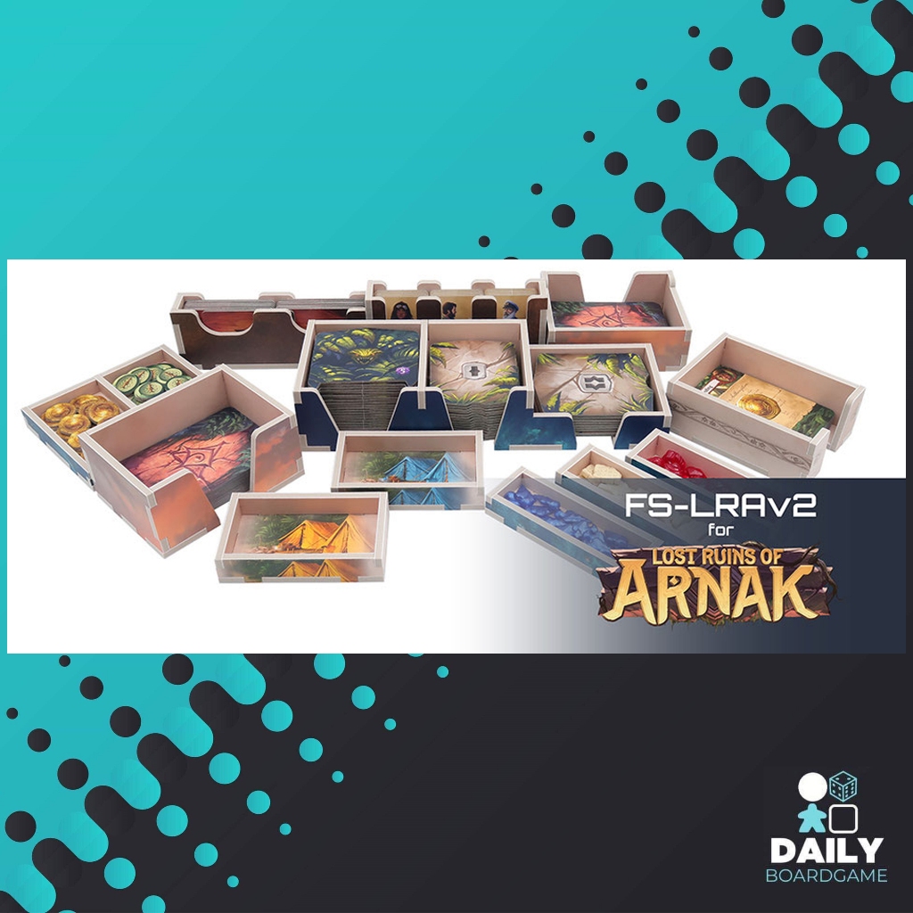 Box Insert : Lost Ruins of Arnak and Expansions Box Colour Insert (Folded Space) [Accessory]