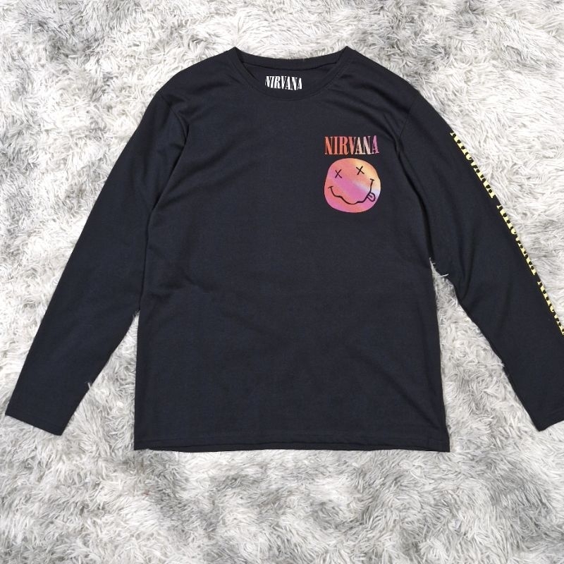 เสื้อวง Nirvana ลายใหม่แขนยาว มือ 1 ลิขสิทธิ์แท้