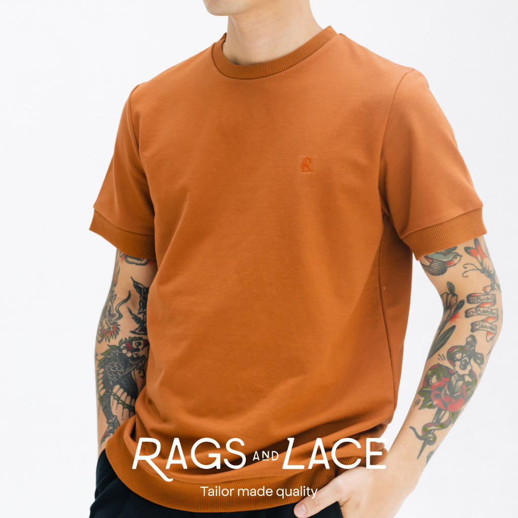 Rags and Lace เสื้อยืด Basic Tee ปักโลโก้ รวมทุกสี มี 5 สี