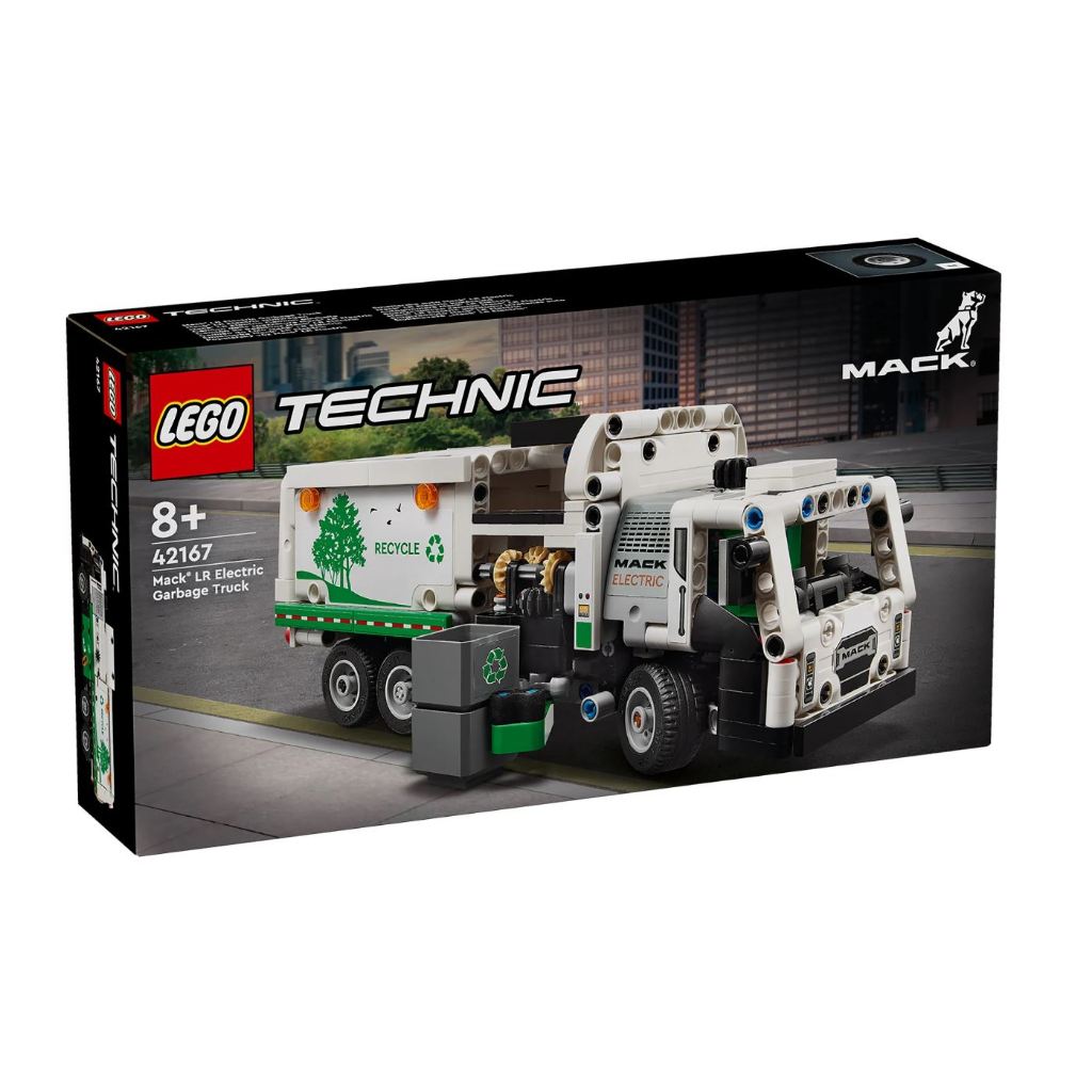LEGO® Technic™ Mack® LR Electric Garbage Truck 42167