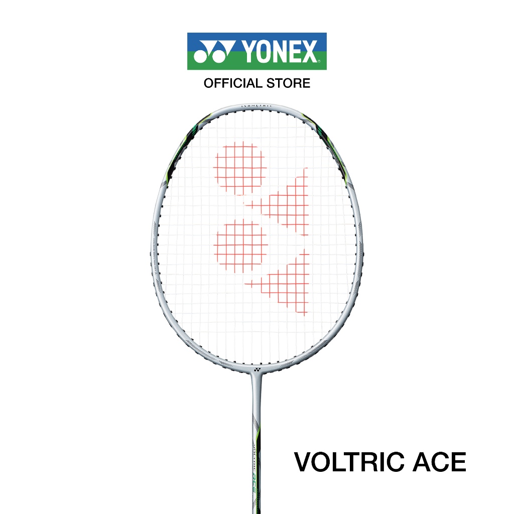 YONEX VOLTRIC ACE ไม้แบดมินตัน สายพลัง สำหรับรุ่นเริ่มต้นพร้อมกับ TRI-VOLTAGE SYSTEM ก้านอ่อน แถมฟรีเอ็น BG65