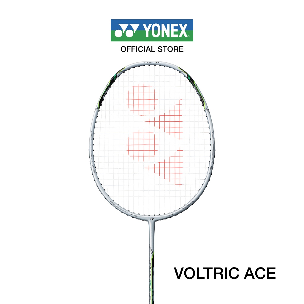 YONEX VOLTRIC ACE ไม้แบดมินตัน สายพลัง สำหรับรุ่นเริ่มต้นพร้อมกับ TRI-VOLTAGE SYSTEM ก้านอ่อน แถมฟรี