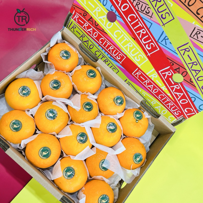ส่งฟรี สินค้าเข้าใหม่ 8/12/67 Mandarin Orange ส้มแมนดารินไต้หวันกล่องเหลือง แบรนด์ปลาคู่