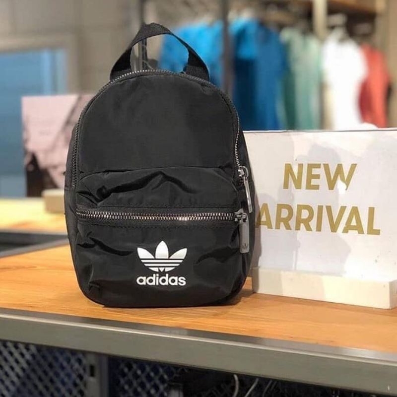 แท้ 💯 ADIDAS Mini Backpack เป้มินิ สีดำ สีแดง/สีบานเย็น