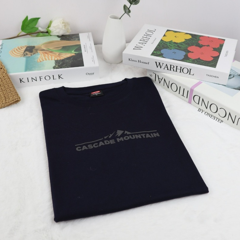 ผ้า cotton แท้ 100% [Super Soft] อย่างดี หนานุ่ม ใส่สบาย ไม่ร้อน ลาย CASCADE MOUNTAIN (no.33)