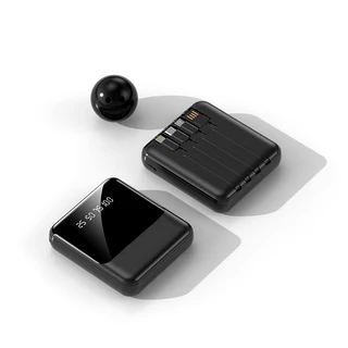 แท้100% รุ่น :42 พาวเวอร์แบงค์ 30000mAh สายไฟ 4 เส้น มินิบางเฉียบ แบบพกพา เหมาะสำหรับโทรศัพท์มือถือทุ