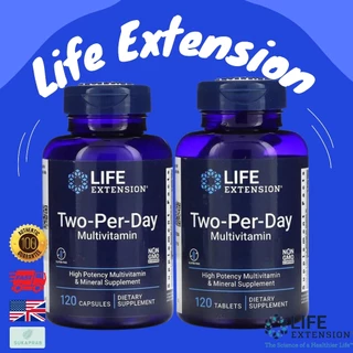 พร้อมส่ง Life Extension Two-Per-Day Multivitamin 60 120 Capsules Tablets วิตามินรวม แร่ธาตุต่างๆ