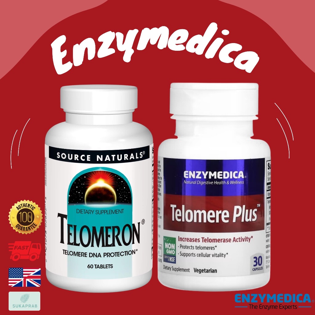 พร้อมส่ง Enzymedica Telomere Plus 30 Capsules