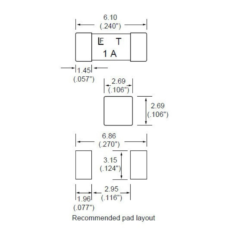 ฟิวส์ 1808 SMD 0.5A 0.75A 1A 1.6A 2A 2.5A 3A 3.15A 3.5A 4A 5A 6.3A 7A 10A 15A ราคาต่อ 1 ชิ้น - รูปที่ 2