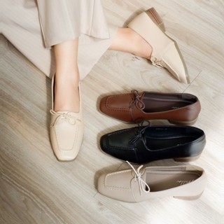 รองเท้าคัชชูทรงออคฟอร์ด ส้น1นิ้วเสริมซัพพอร์ตรหัสM049