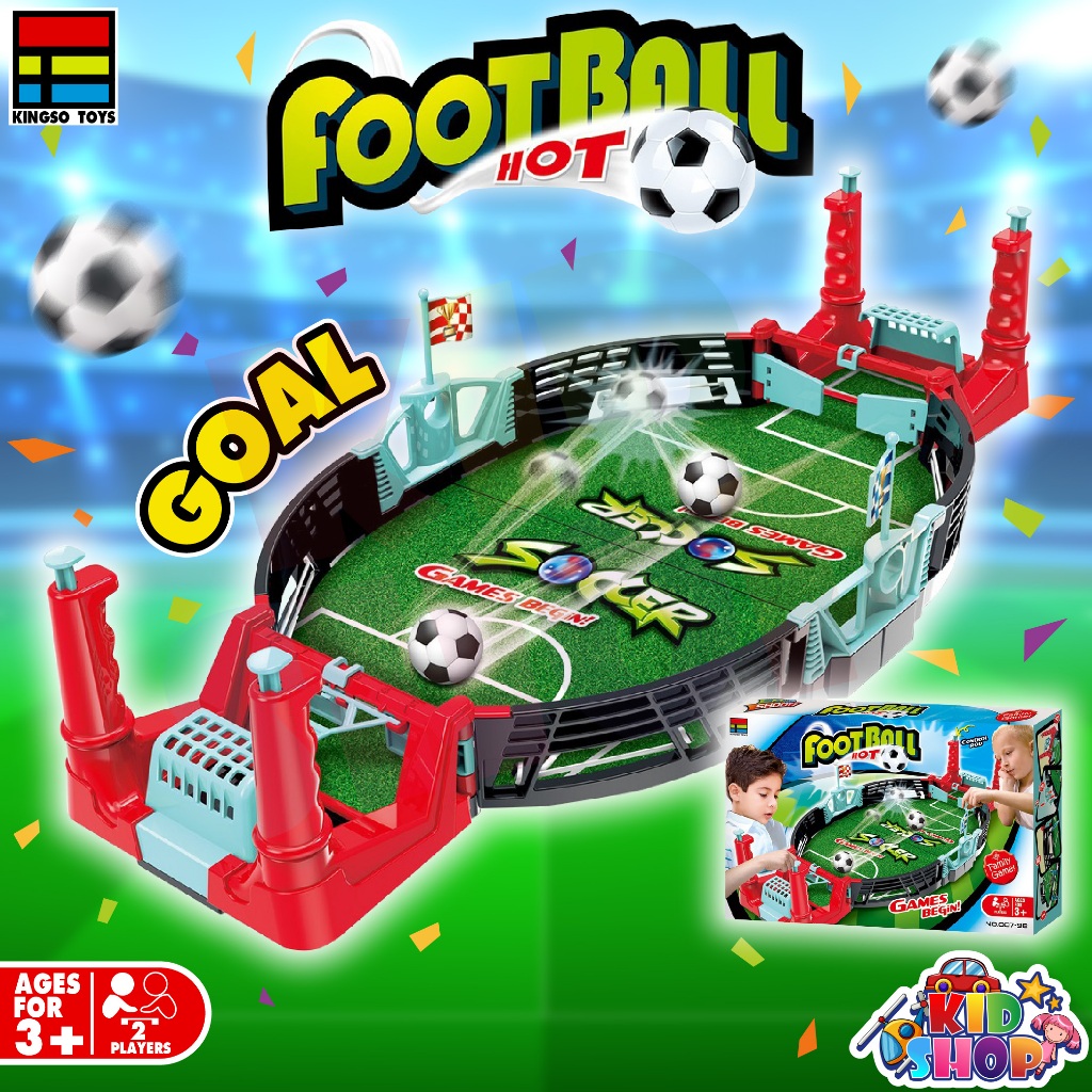 ของเล่น ฟุตบอลมือหมุน โต๊ะฟุตบอลของเล่น เกมฟุตบอล ขนาดใหญ่ กีฬาฟุตบอล เกมฝึกสมอง