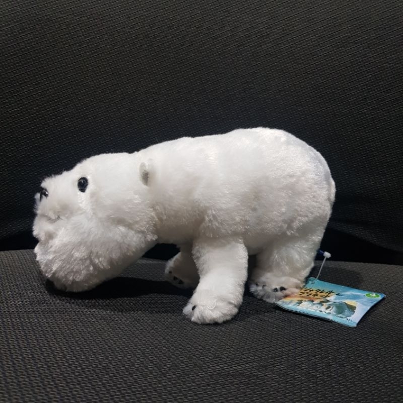 ตุ๊กตาสัตว์คางทูม หมีขาว​ Polar Bear Shakurel​ Planet​ ขนาด​ 9 นิ้ว