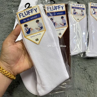 Fullyขาว ถุงเท้านักเรียนสีขาวแบบยาวผ้าไนลอนงานดี1แพ็คมี 6คู่-12คู่ มีไซส์ 5-7, 7-9, 9-12 สินค้ามีพร้อมส่งจ้า