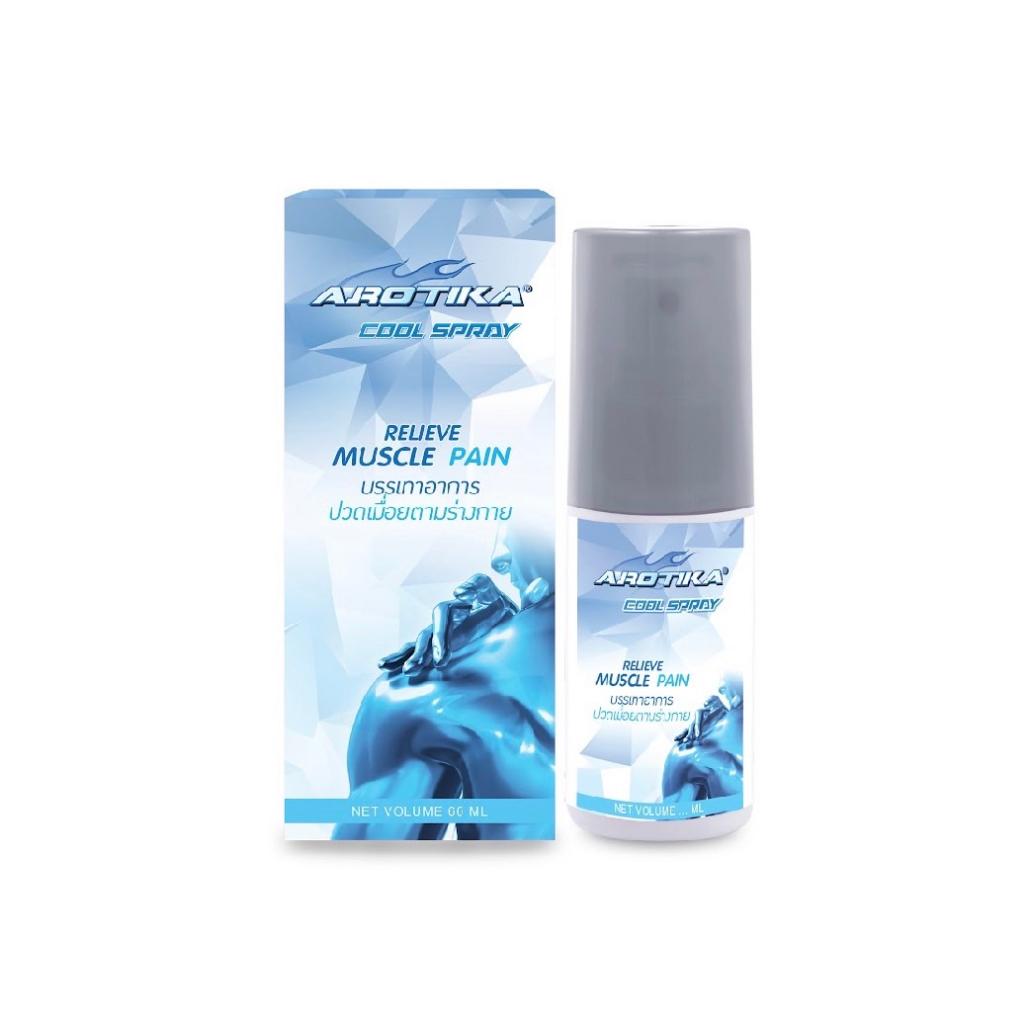 Arotika Cool Spray สเปรย์บรรเทาปวดเมื่อย Relieve Muscle Pain 60ml