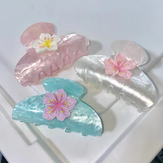 Piing me Hair Claw | กิ๊บหนีบผมดอกชบา ✨(พร้อมส่ง🍅)