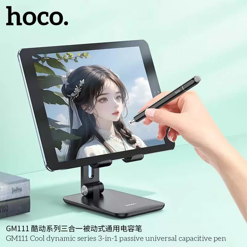 ✅ HOCO GM111 ปากกาสไตลัส 3 หัว รองรับทุกหน้าจอ แท็บเล็ต สมาร์ทโฟน ไม่ต้องชาร์จแบต ปากกาทัชสกรีน hc6 thumbnail 8