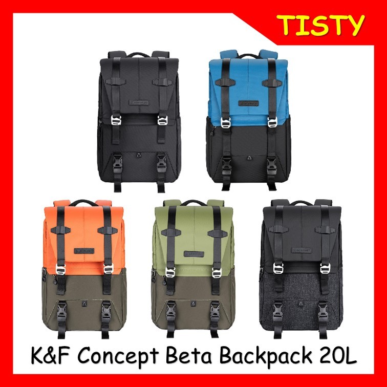 K&F Concept (K&F13.087 AV1,2,5,6,7) Beta Backpack 20L Backpack, with Rain Cover for 15.6 Inch Laptop